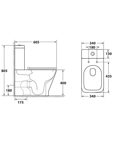 Бачок для унитаза Owl 1975 Gap Ruta-G OWLT200901/2 Белый