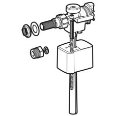 Впускной клапан 3/8" и 1/2" подвод воды сбоку, тип 333 Geberit 136.730.00.3