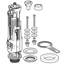 Сливной клапан, тип 240 Geberit 136.912.21.2