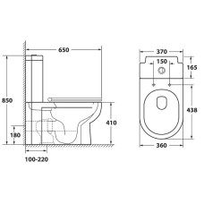 Бачок для унитаза Owl 1975 Artic Cirkel-G OWLT190901/2 Белый