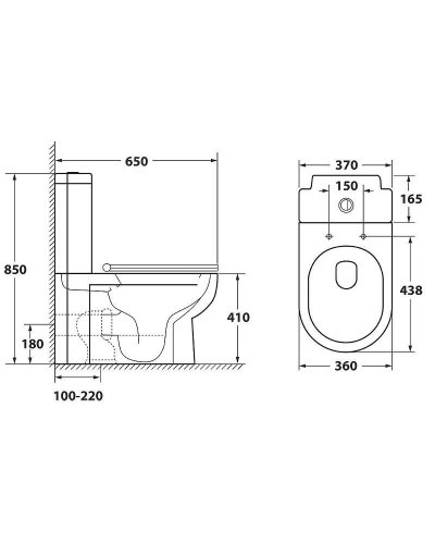 Бачок для унитаза Owl 1975 Artic Cirkel-G OWLT190901/2 Белый