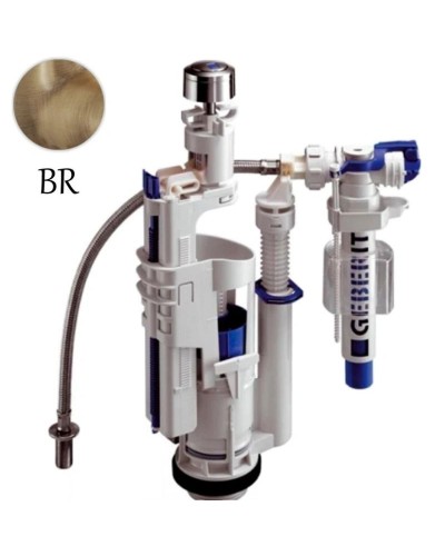 Комплект механизма слива с нижним подводом воды Geberit VA080br для бачка Globo