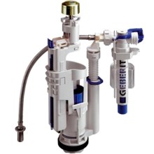 Комплект механизма слива с нижним подводом воды Geberit VA074oro для бачка Globo