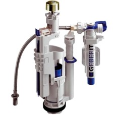 Комплект механизма слива с нижним подводом воды Geberit VA074oro для бачка Globo