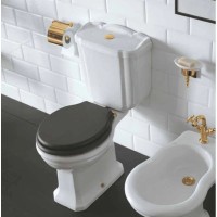 Комплект механизма слива с нижним подводом воды Geberit VA074oro для бачка Globo