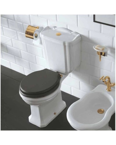 Комплект механизма слива с нижним подводом воды Geberit VA074oro для бачка Globo