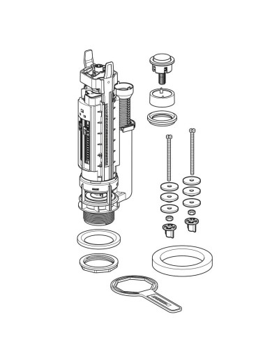 Сливной клапан, тип 290 Geberit 282.000.21.3
