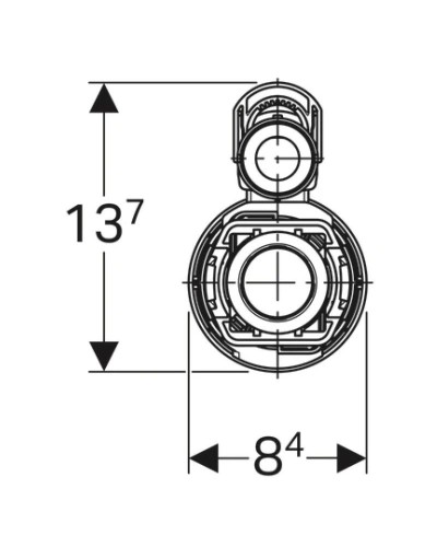 Сливной клапан, тип 290 Geberit 282.000.21.3