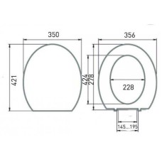 Сиденье для унитаза Roca Mateo ZRU9302815 Белое