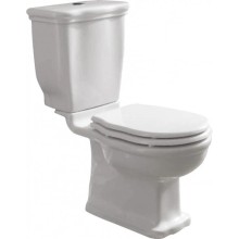 Сидение белое с механизмом Soft Close петли золото BelBagno Boheme BB115SCM-ORO