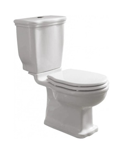 Сидение белое с механизмом Soft Close петли золото BelBagno Boheme BB115SCM-ORO