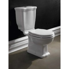 Сидение белое с механизмом Soft Close петли золото BelBagno Boheme BB115SCM-ORO