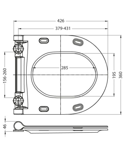Сидение белое с механизмом Soft Close BelBagno BB4030SC
