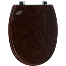 Сиденье с микролифтом для унитаза Simas Arcade AR008noce/cr