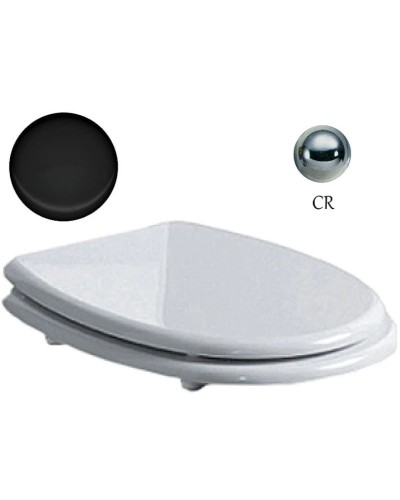 Сиденье с микролифтом для унитаза Simas Arcade AR006nero/cr