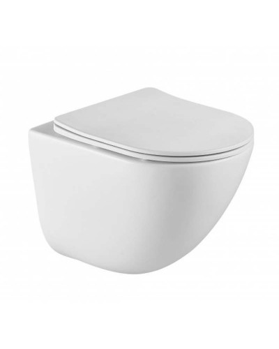 Сиденье для унитаза BelBagno Alpina BB309SC Белое с микролифтом