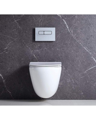 Сиденье для унитаза BelBagno Alpina BB309SC Белое с микролифтом