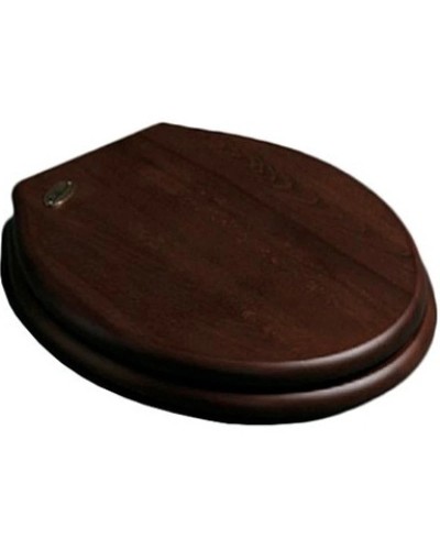 Сиденье для унитаза с микролифтом орех/бронза Simas Londra LO009Snoce/br