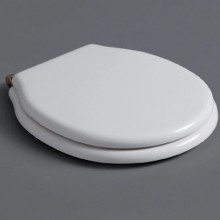 Сиденье для унитаза с микролифтом белый/бронза Simas Londra LO007Sbi/br