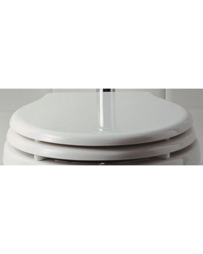 Сиденье для унитаза белый/бронза Simas Londra LO003bi/br