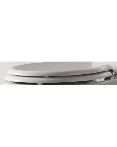 Сиденье для унитаза белый/хром Simas Londra LO002bi/cr