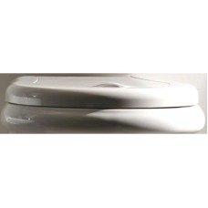 Сиденье для унитаза с микролифтом белый/хром Kerasan Retro New 108901bi/cr