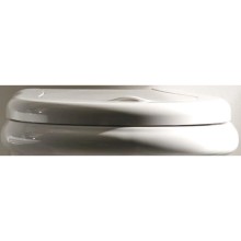 Сиденье для унитаза с микролифтом белый/бронза Kerasan Retro New 108401