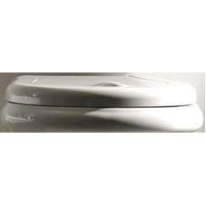 Сиденье для унитаза с микролифтом белый/бронза Kerasan Retro New 108401