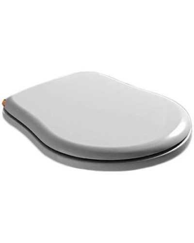 Сиденье для унитаза с микролифтом белый/золото Kerasan Retro 108701bi/oro