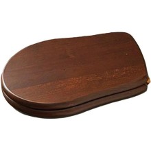 Сиденье для унитаза с микролифтом орех/золото Kerasan Retro 108740noce/oro