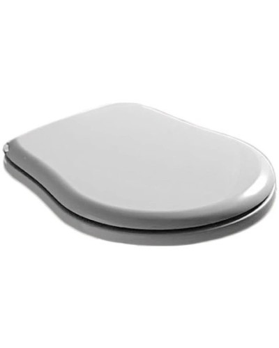 Сиденье для унитаза с микролифтом белый/хром Kerasan Retro 108801