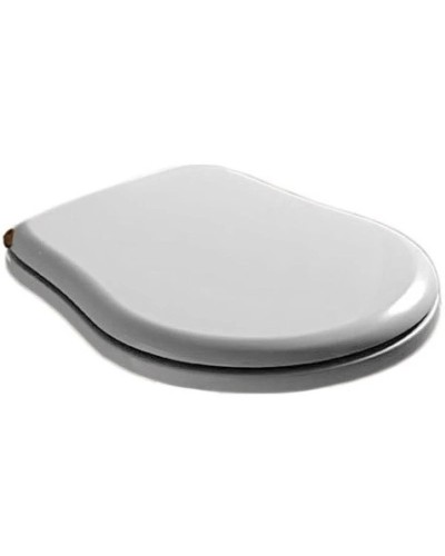 Сиденье для унитаза белый/бронза Kerasan Retro 109301