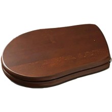 Сиденье для унитаза орех/хром Kerasan Retro 109040noc/cr