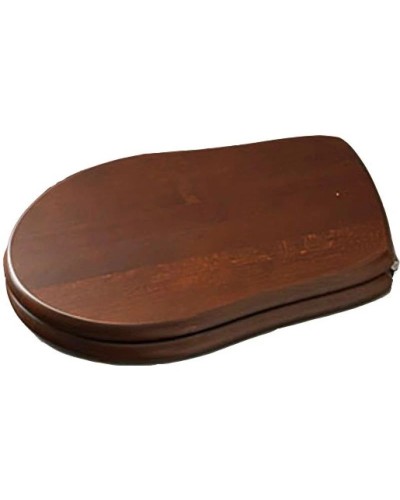 Сиденье для унитаза орех/хром Kerasan Retro 109040noc/cr