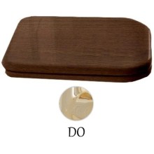 Сиденье для унитаза с микролифтом орех/золото Kerasan Waldorf 418740noce/oro