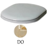 Сиденье для унитаза с микролифтом белый/золото Azzurra Charme CHA1800/Fbi/oro