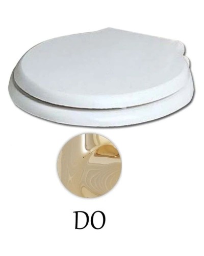 Сиденье для унитаза с микролифтом белый/золото Azzurra Giunone-Jubilaeum 1800/Fbi/oro