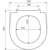 Сиденье для унитаза с микролифтом IDDIS 142PPS0I31