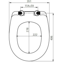 Сиденье для унитаза с микролифтом IDDIS ID126DPSC