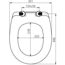 Сиденье для унитаза с микролифтом IDDIS ID126DPSC