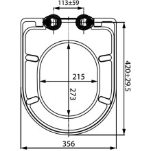 Сиденье для унитаза с микролифтом IDDIS 001DPSEI31