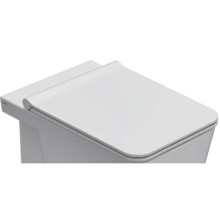 Сиденье для унитаза с микролифтом белый/хром Globo Incantho IN020bIcr