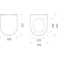 Сиденье для унитаза Boheme Bianca 966-WM Белое матовое с микролифтом