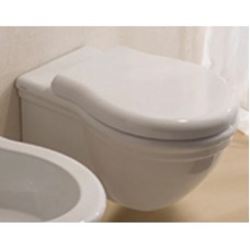 Сиденье для унитаза с микролифтом белый/золото Globo Paestum PA029ORbi/oro