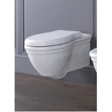 Сиденье для унитаза с микролифтом белый/золото Globo Paestum PA029ORbi/oro