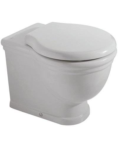 Сиденье для унитаза с микролифтом белый/хром Globo Paestum PA029bi/cr