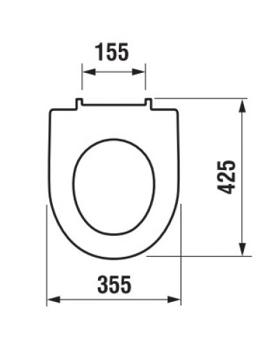 Сиденье для унитаза с микролифтом Jika Lyra Plus 8933853000001
