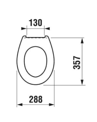Сиденье без крышки для унитаза Jika Baby 8970373230001