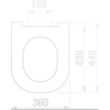 Сиденье для унитаза с микролифтом Jika Mio 8917110000631