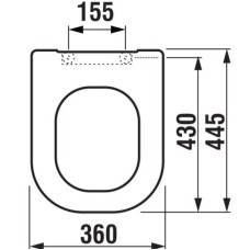 Сиденье для унитаза с микролифтом Jika Olymp 8936113000631
